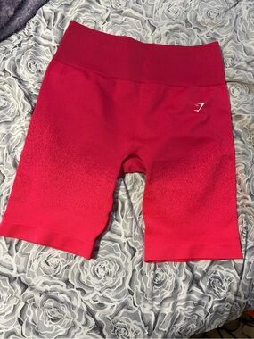 Gymshark Women’s High-Waist Pink Seamless Bike Shorts